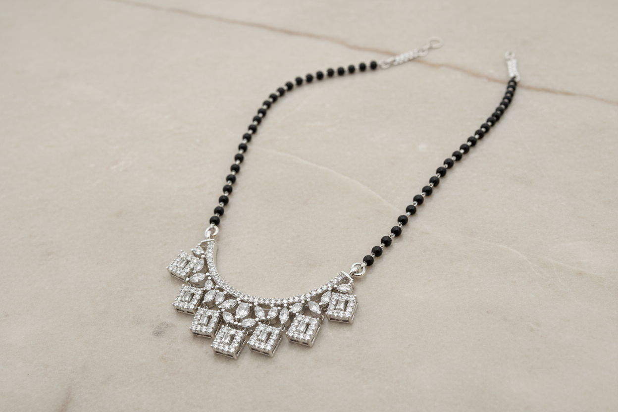 925 Silver Necklace Mangalsutra