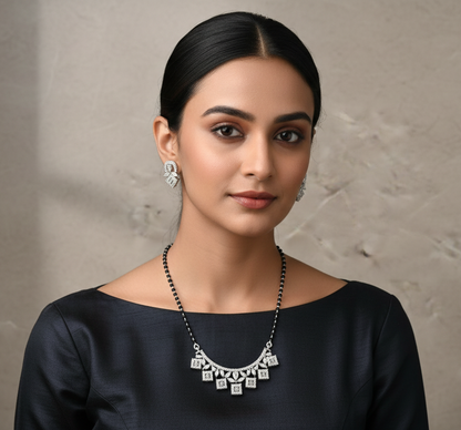 925 Silver Necklace Mangalsutra