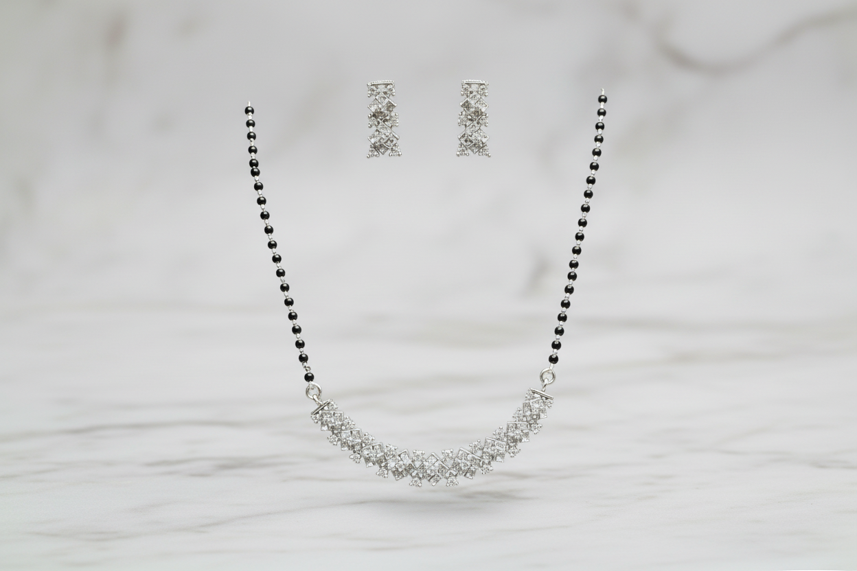 925 Silver Necklace Mangalsutra