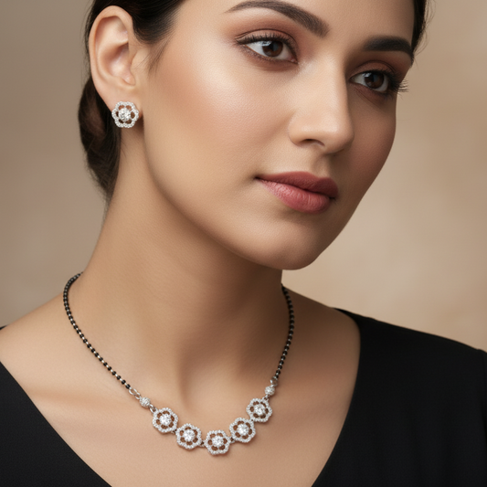 925 Silver Necklace Mangalsutra