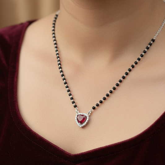 925 Silver Necklace Mangalsutra