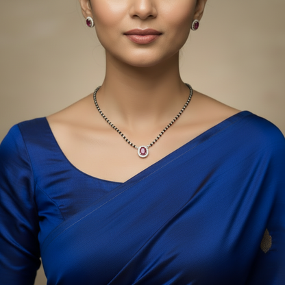 925 Silver Necklace Mangalsutra