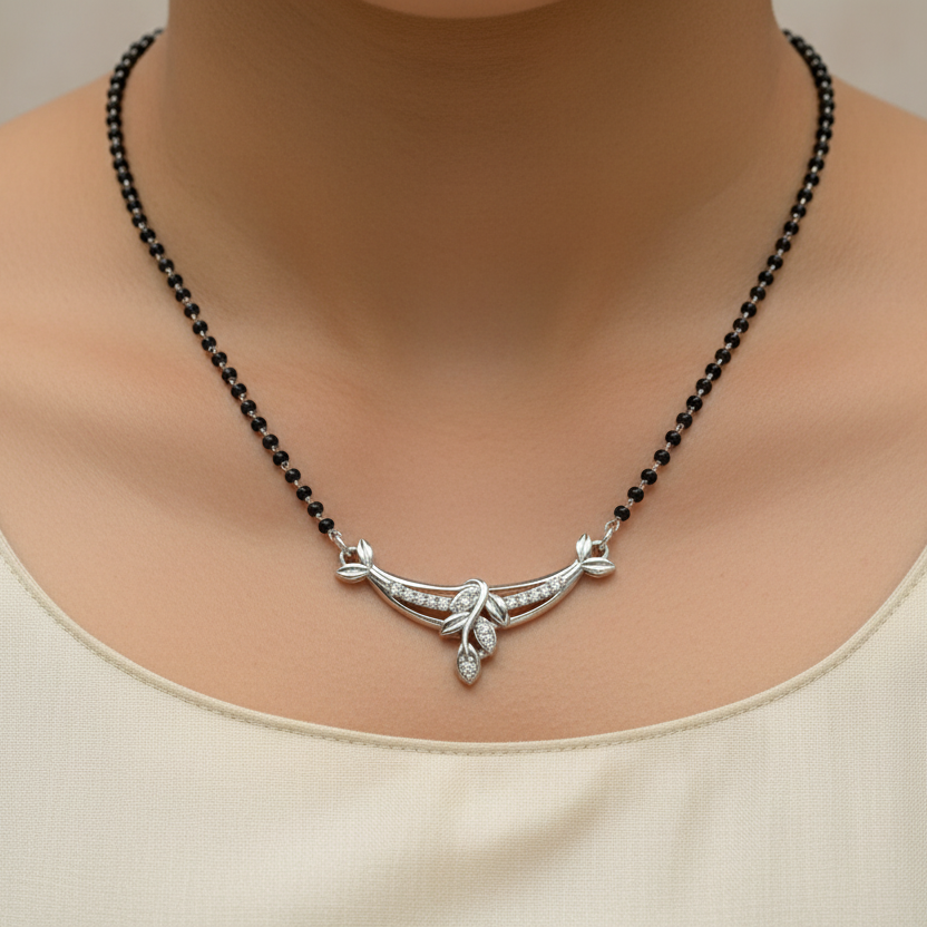 925 Silver Necklace Mangalsutra