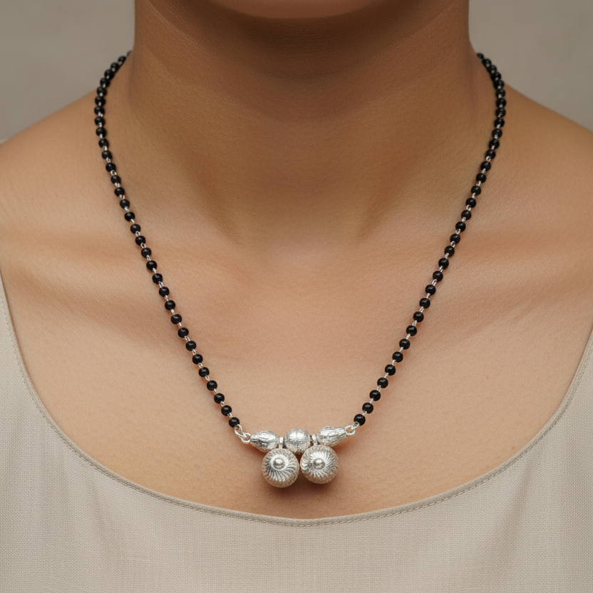 925 Silver Necklace Mangalsutra