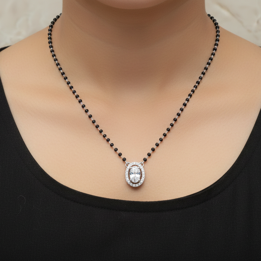 925 Silver Necklace Mangalsutra