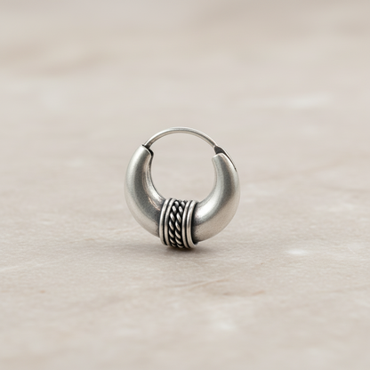 925 Silver Oxidize Bali Type 3