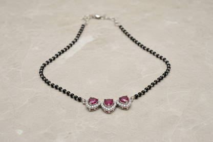 925 Silver Necklace+Tops Mangalsutra