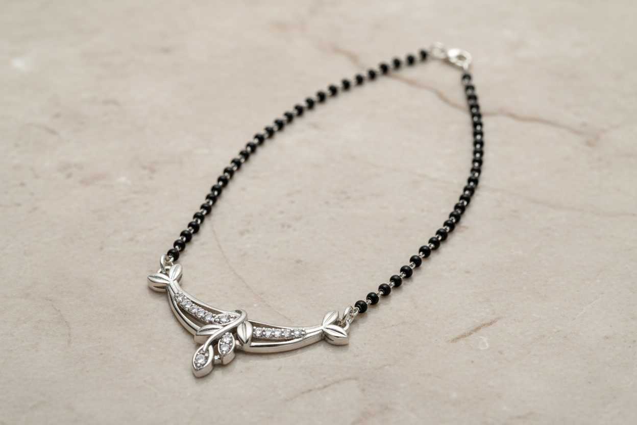 925 Silver Necklace Mangalsutra
