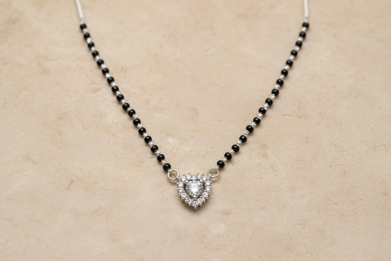 925 Silver Necklace Mangalsutra