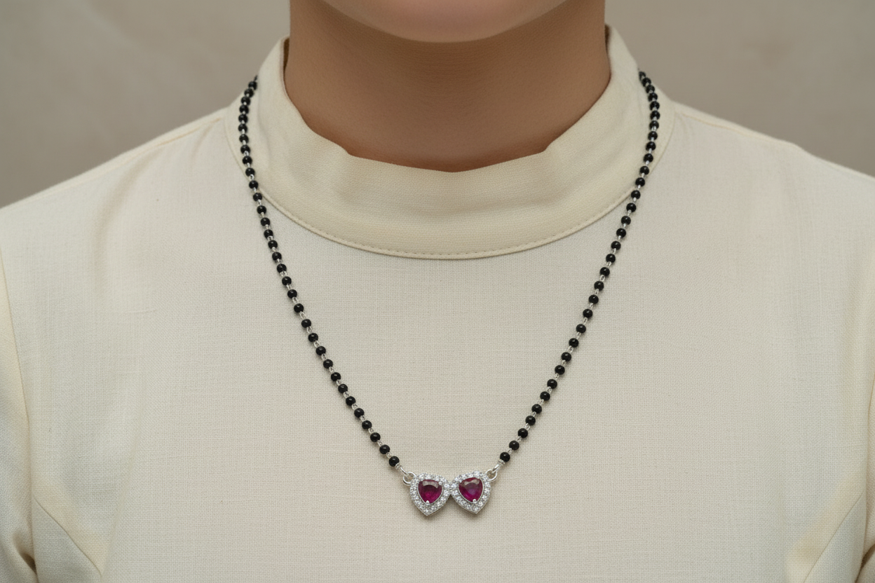 925 Silver Necklace Mangalsutra
