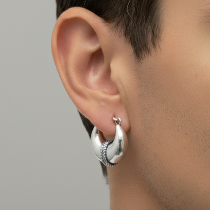 925 Silver Oxidise Bali Type 1