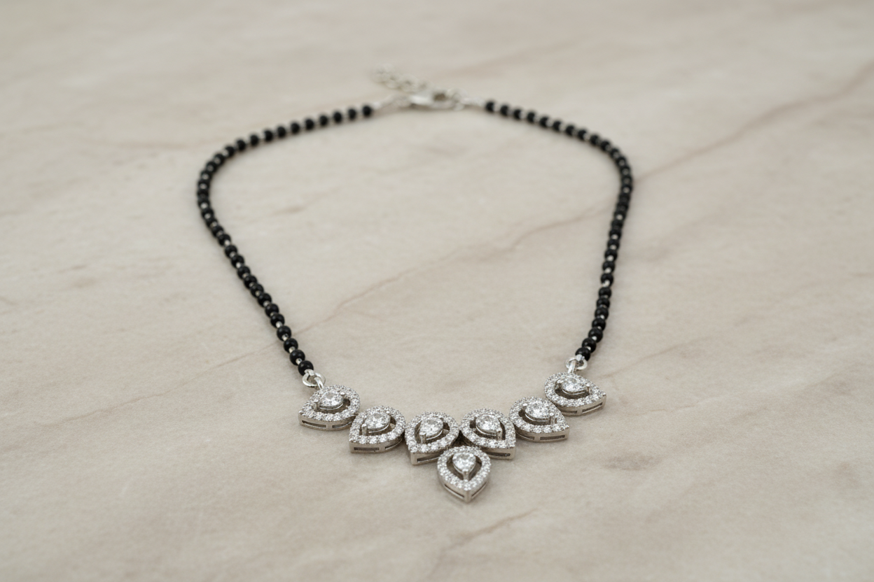 925 Silver Necklace Mangalsutra