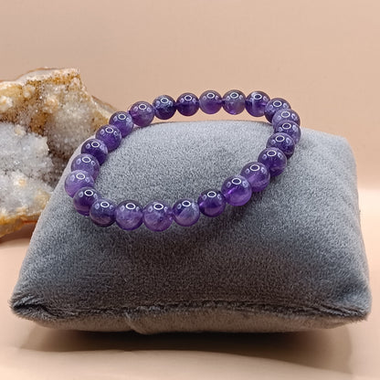 Amethyst crystal bracelet