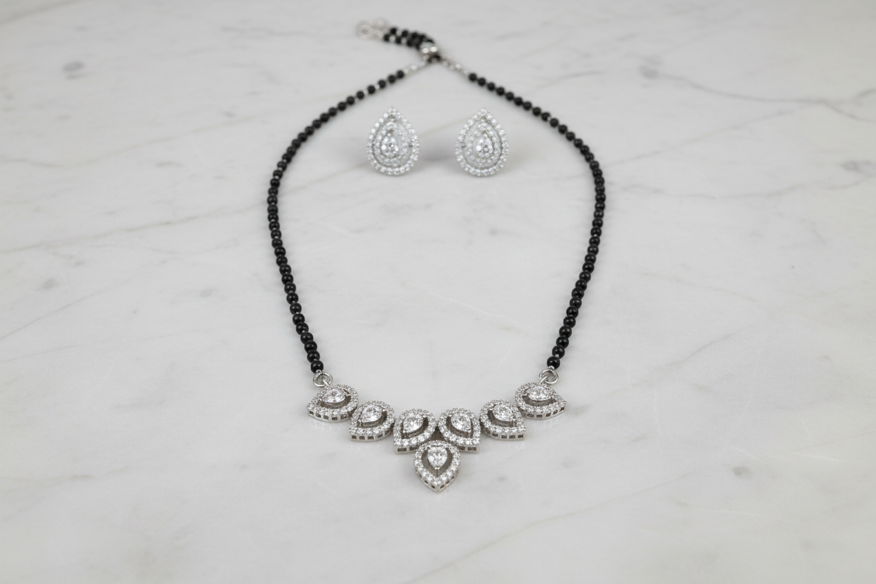 925 Silver Necklace Mangalsutra