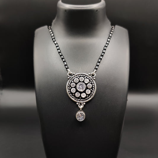 Oxidized mangalsutra